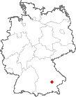 Karte Landshut, Isar